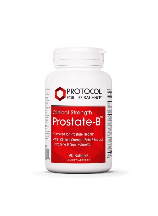 Protocol For Life Balance Prostateb (Clinical Strength) Betasitosterol Lycopene And Saw Palmetto From Natural Ingredient Source Targeted For Prostate Health 90 Softgels - Image 2