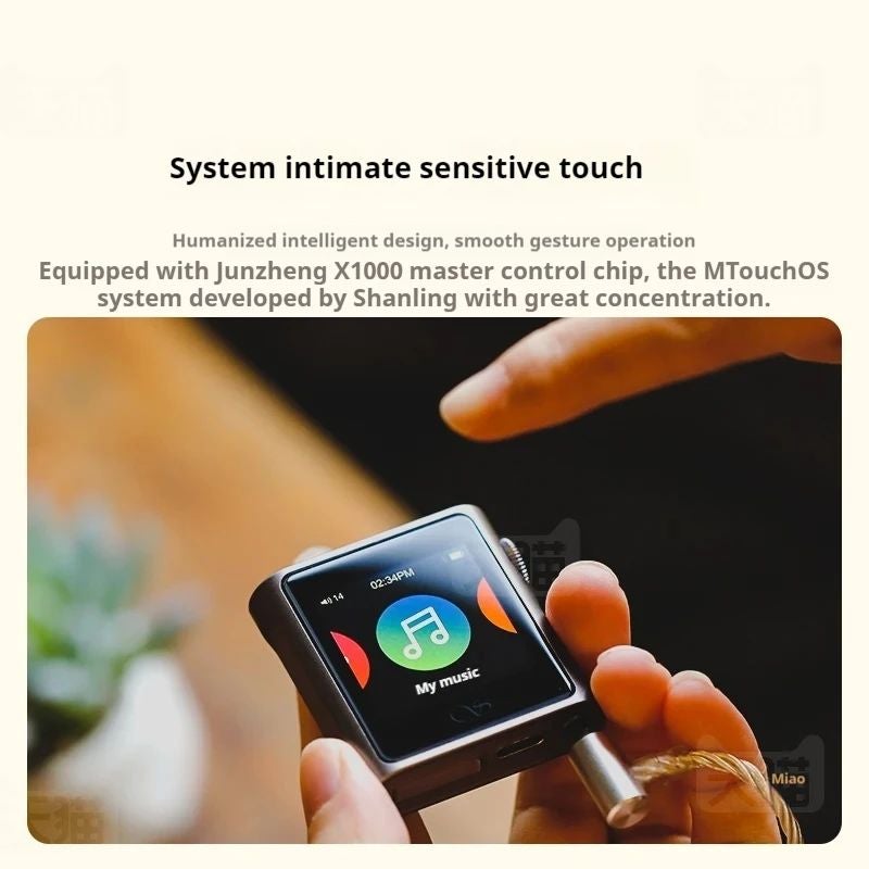 Shanling M0s Hi-Res Audio HiFi Portable MP3 Player Bluetooth 5.0, Grey - Image 2