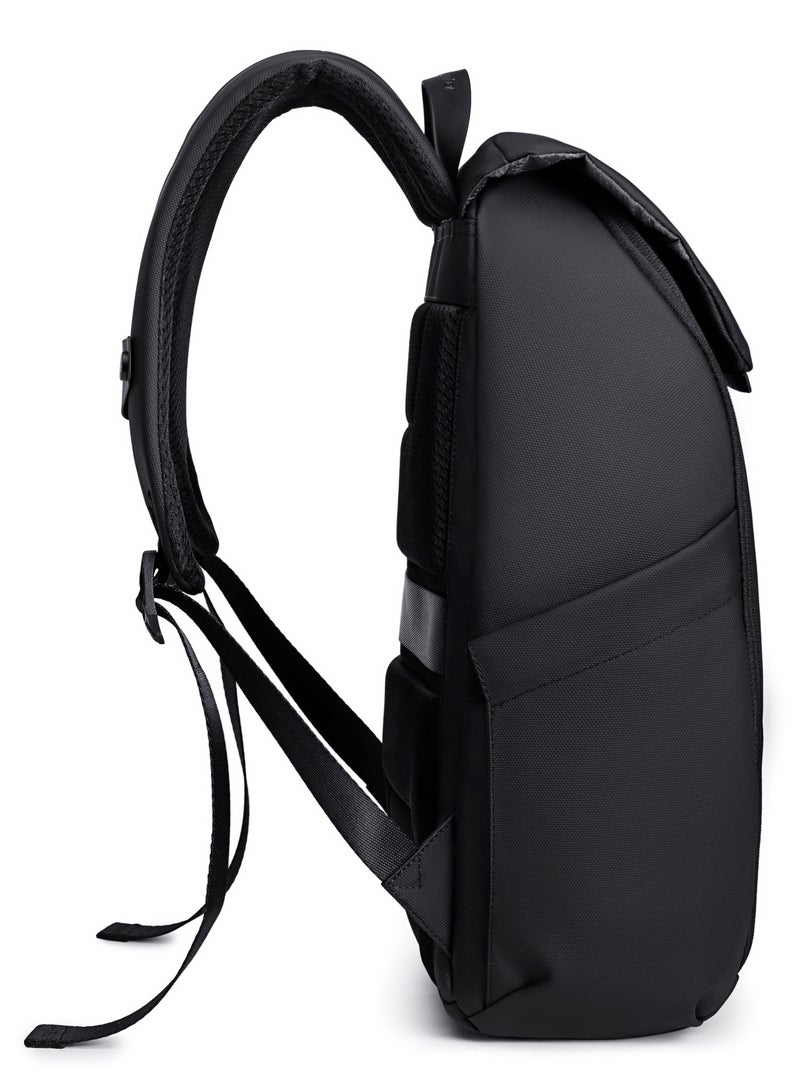 ARCTIC HUNTER Casual Lightweight School Laptop Bag Water Resistant College Travel Backpack for Men and Women B00559 Black - Image 5