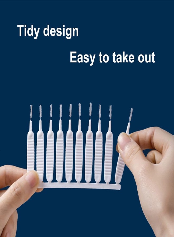 HUNCHA Shower Head Cleaning Brush for Small Hole, Multifunctional Shower Head Cleaner Tool Anti-Clogging Nozzle, Showerhead Cleaning Brushes Picks for Pore Gap Household Bathroom, White, Pack of 30 - Image 4