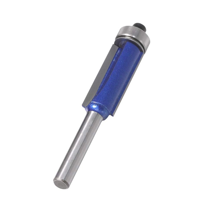 Wolfride Wolfride 4PCS Flush Trim Router Bit Set 1/4 Inch Shank Top Bearing Flush Trim Router Bit - Image 3