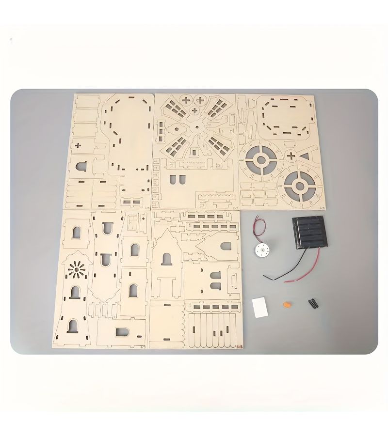 3D Solar Wood Puzzle Science Experiment Builder for Men Women Challenging Construction Project A - Image 5