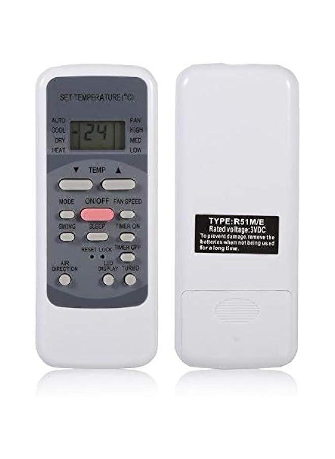 Generic Universal Air Conditioner Remote Control with Built-in Clock and Timer,General Replacement Air Conditioning Remote Control for Midea R51M/E,Toshiba Electrolux Conia VESTEL QUUL Lasko NASCO,etc  - Image 1