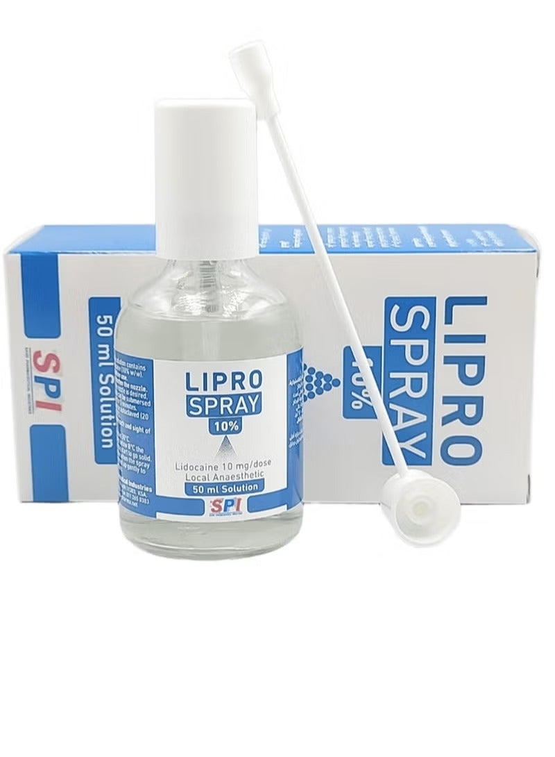 SPI lipro Spray local anaesthetic 50 ml - Image 1