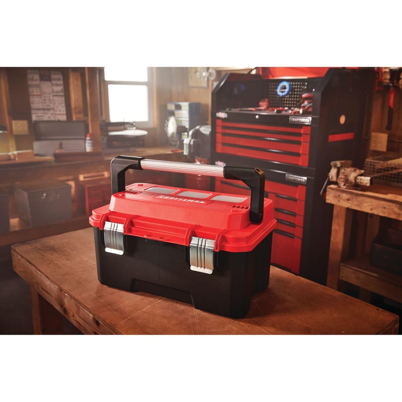 CRAFTSMAN Tool Box, Tool Storage, Lockable, Red/Black, 20 Inch (CMST20320L) - Image 4