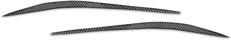 Yurefax Carbon Fiber Headlight Eyebrow Trim for Alfa Romeo Giulia - Image 2