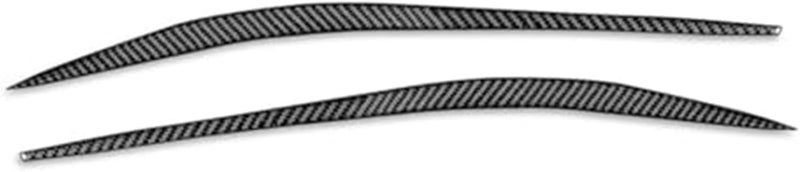 Yurefax Carbon Fiber Headlight Eyebrow Trim for Alfa Romeo Giulia - Image 3