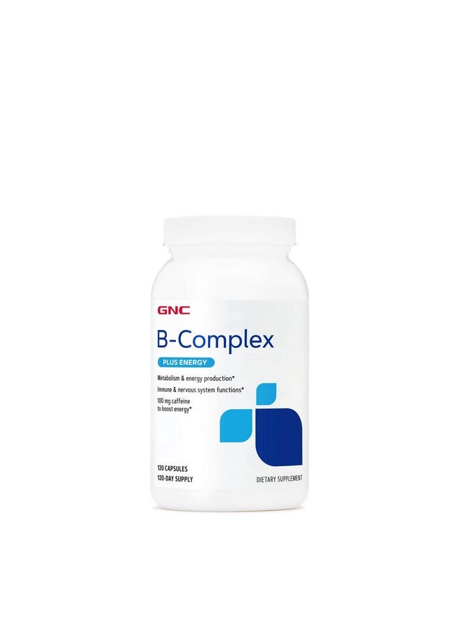 GNC - GNC B-Complex Plus Energy | Metabolism & Energy Production | 120 Count - Image 1