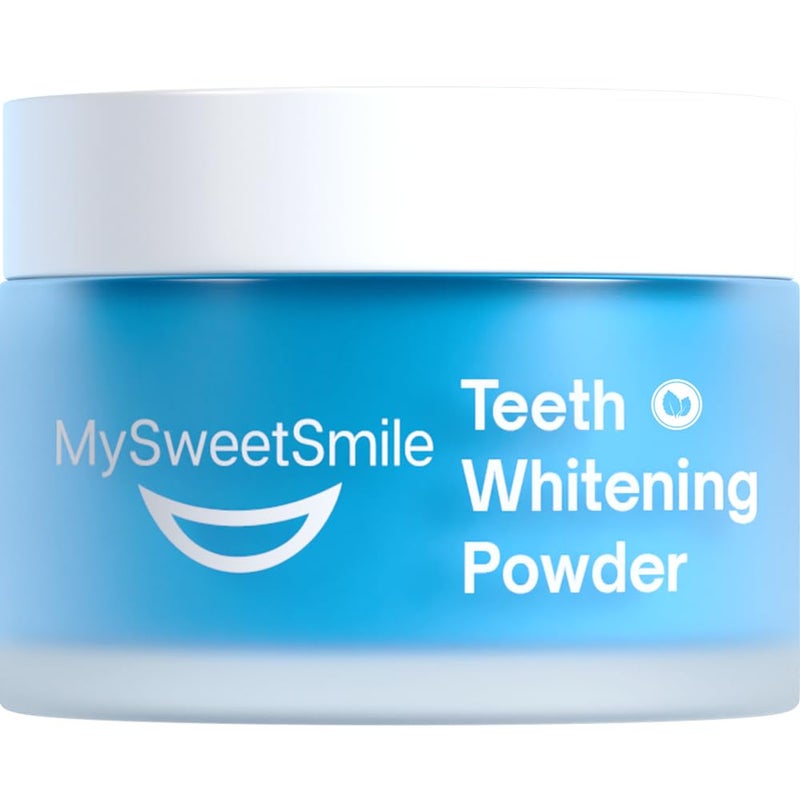 MySweetSmile Teeth Whitening Powder â€“ 6 Month Supply â€“ Removes Years of Coffee, Tea, Smoking & Ageing Stains â€“ Dentist-Approved & Enamel-Safe â€“ IndyBest Award-Winning Whitener â€“ Fresh Mint Flavour - Image 1