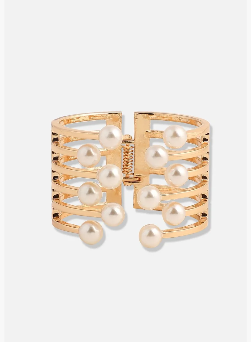SOHI Gold Plated Designer Party Bracelet For Women