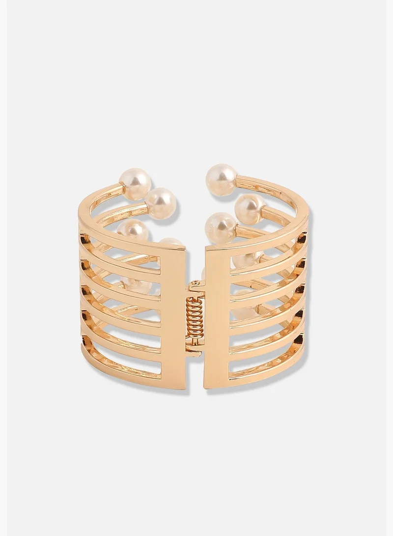 SOHI Gold Plated Designer Party Bracelet For Women
