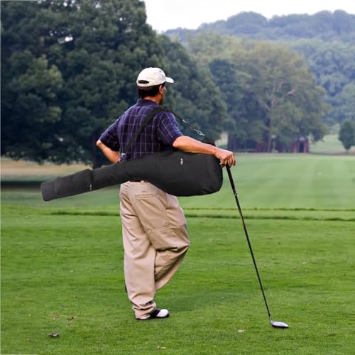 Bekith Golf Bag, Lightweight Golf Travel Bags Foldable Golf Carry Bag for 8-10 Golf Clubs, Waterproof Small Golf Carry Bags for Men, Women (Black) - Image 5