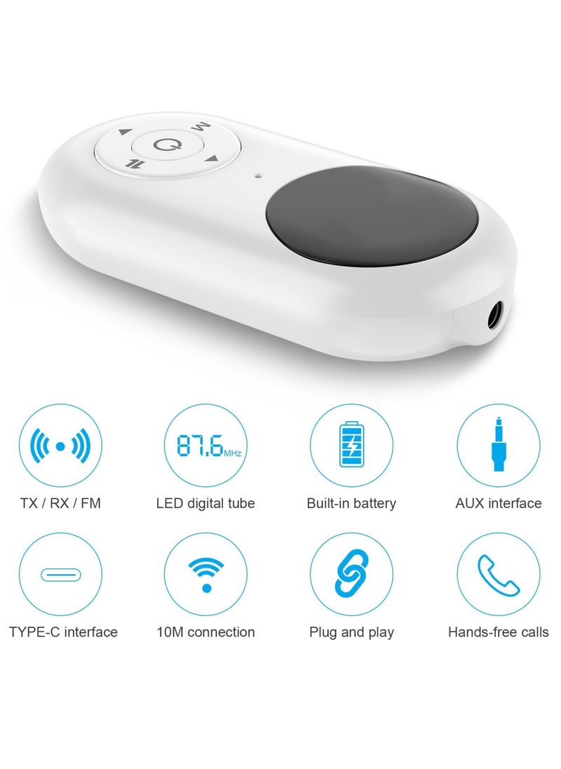 Generic - Dual Link Bluetooth Adapter for TV/PC with AptX Low Latency - 5.3 Transmitter and Receiver - Wireless Audio Adapter for Home Sound System/Car - Image 1