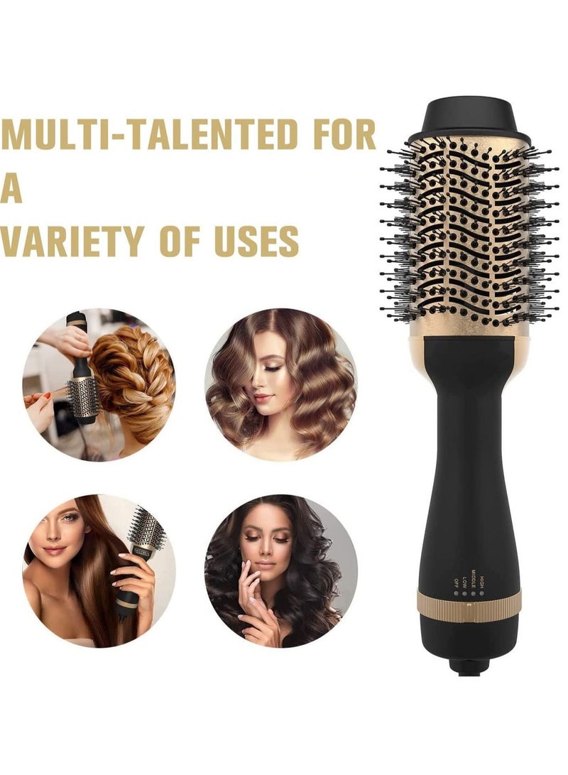 Hair Dryer Brush, Darkecho Hot Air Brush, 4IN1 One Step Hair Dryer and Volumizer AU Plug Hair Hot Dryer SAA Certified (Gold) - Image 4