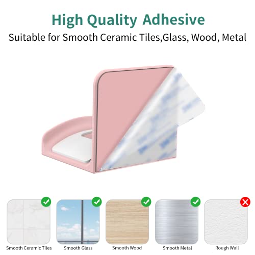 HomeMount Headphone Stand Headset Holder - Adhesive Gaming Headphone Hanger Hook Desk Mount for Most Headphone & Controller (Pink 2Pack) - Image 3