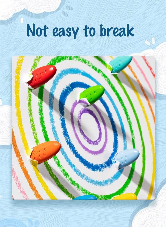 YPLUS Peanut Crayons for Kids, 12 Colors Washable Toddler Crayon, Non-Toxic Baby Crayon for ages 2-4, 1-3, 4-8, Coloring Art Supplies - Image 4