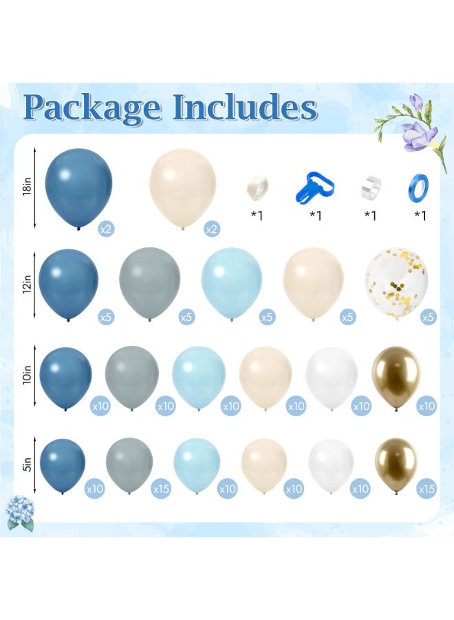 غبار البالون الأزرق حزمة - Image 2