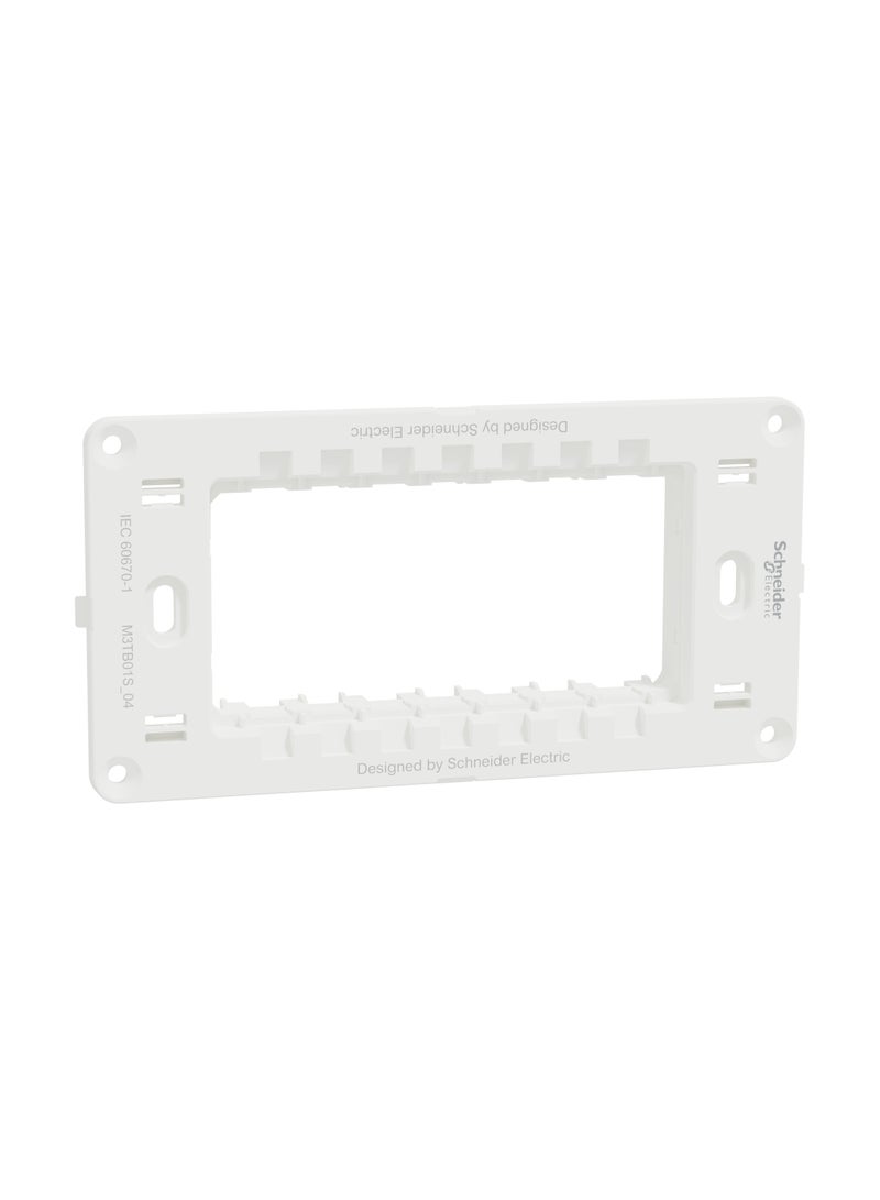 Schneider Electric Schneider Electric Supporting Frame, Miluz E, 4 gang, white 