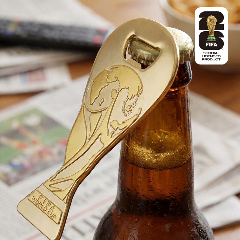 FIFA 2026 World Cup Official 2.5D Gold Trophy Bottle Opener & Fridge Magnet - Image 4