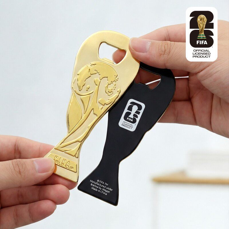 FIFA 2026 World Cup Official 2.5D Gold Trophy Bottle Opener & Fridge Magnet - Image 5