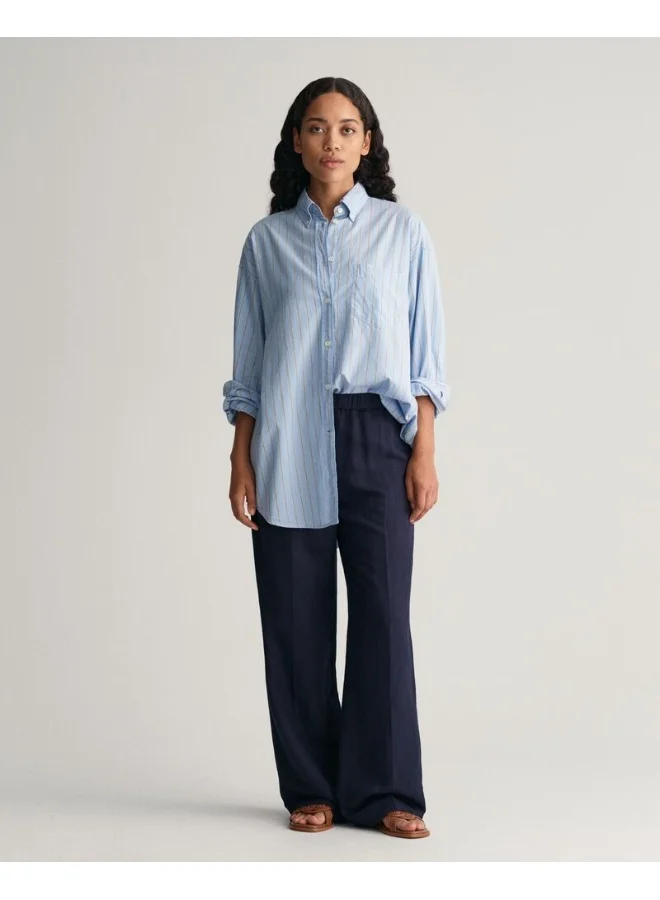GANT Gant Relaxed Fit Linen Blend Pull-On Pants