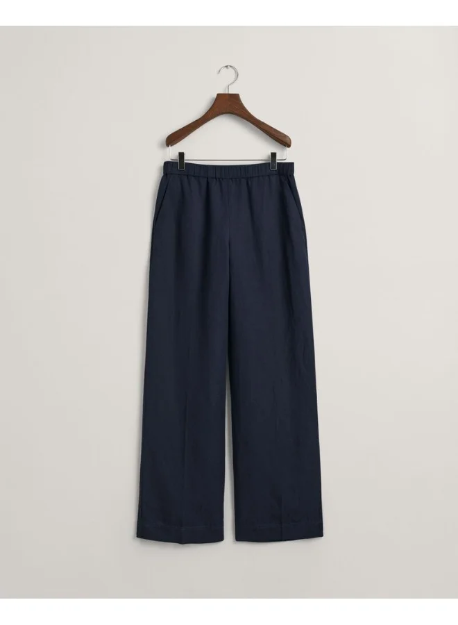 GANT Gant Relaxed Fit Linen Blend Pull-On Pants