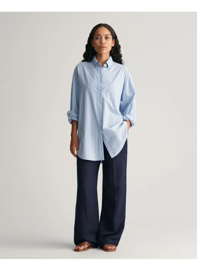 غانت Gant Relaxed Fit Linen Blend Pull-On Pants