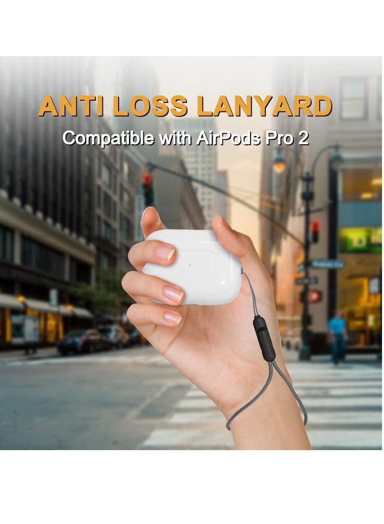 KASTWAVE Lanyard Compatible with AirPods Pro 2, 2023 New Wireless Bluetooth Headphones Anti-Lost Lanyard Earbuds Cover Braided Rope (4 Pcs Set) - Image 3