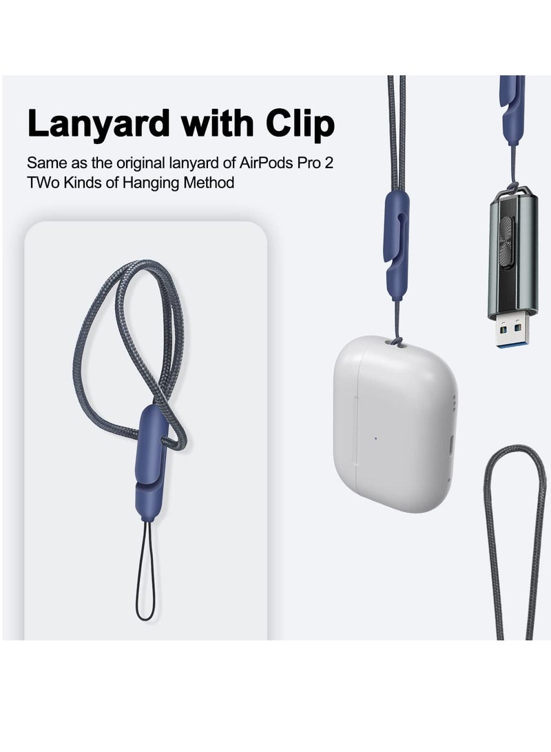 KASTWAVE Lanyard Compatible with AirPods Pro 2, 2023 New Wireless Bluetooth Headphones Anti-Lost Lanyard Earbuds Cover Braided Rope (4 Pcs Set) - Image 4