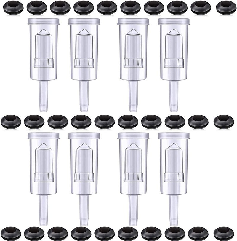 YXCCSE Air Locks 8 Pieces Plastic Airlock and 30 Pieces Silicone Grommets,Airlock Set for Fermenting, Brewing, Beer, Wine, Sauerkraut, Kimchi and Other Fermentation Projects - Image 1