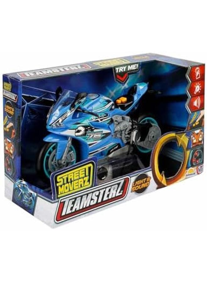 تيم ستيرز دراجة نارية ستريت موفرز مزودة بالصوت والضوء مقاس 27 سم برتقالي - Image 4