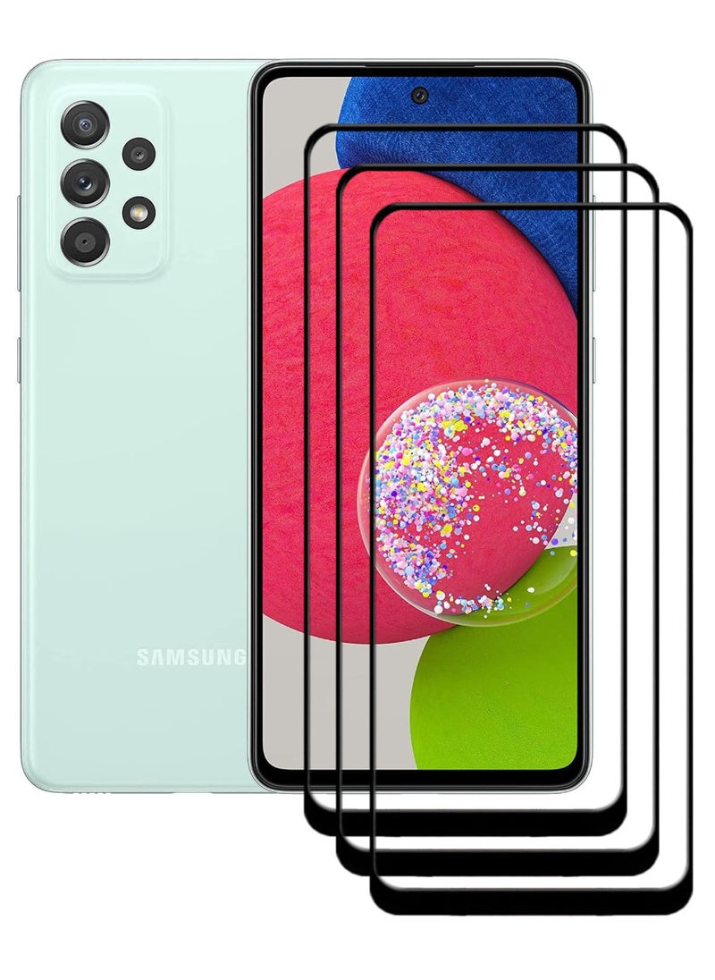ACLIX 3 Pieces Antistatic ESD Dustproof Premium Quality High Definition Tempered Glass Screen Protector Designed For Samsung Galaxy A52s 5G - Image 1