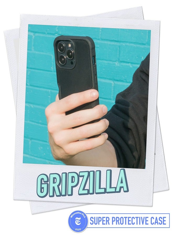 سمارتيش جراب سمارتيش المغناطيسي الواقي لهاتف آيفون 13 برو - جراب جريبزيلا متوافق مع ماج سيف [متين وقوي] غطاء متين مقاوم للصدمات مع حماية تم اختبارها ضد السقوط لهاتف آيفون 13 برو من آبل - لون أسود أنيق - Image 2