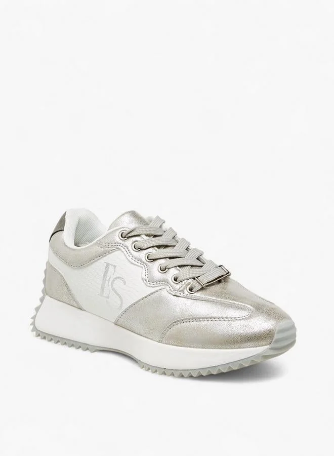 ايل Women'S Panelled Lace-Up Sneakers