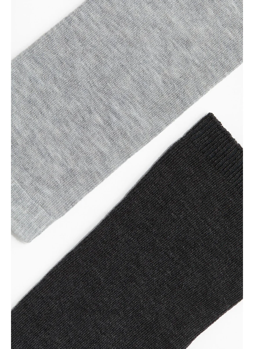 H&M 2-Pack Over-The-Knee Socks