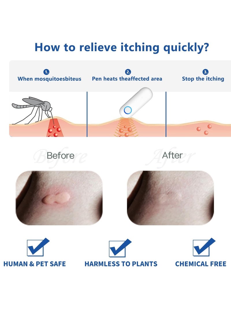 KASTWAVE - Itching Insect Sting and Bite Relief, Bug Bite Healer for Chemical-Free Treatment of Insect Bites and Stings, Natural Tool for Itching and Swelling,Non-Toxic Natural Relief from Itching and Swelling - Image 1