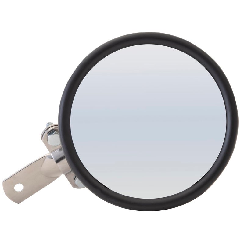 Grote 28033 Stainless 5" Round Clamp-On Spot Mirror with Arm Assembly