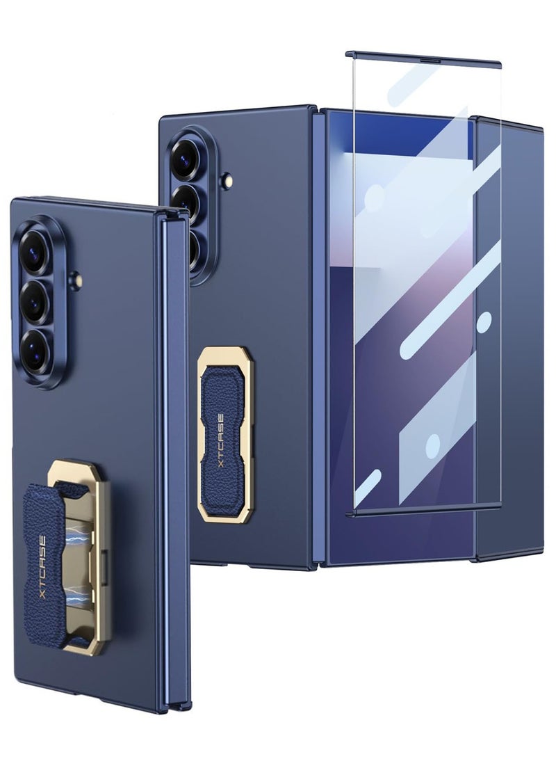 عام غطاء سامسونج جالاكسي زد تري فولد، غطاء هاتف خفيف ورفيع ممتص للصدمات مع شاشة واقية مدمجة، حامل وحلقة مضادة للانزلاق. - Image 4