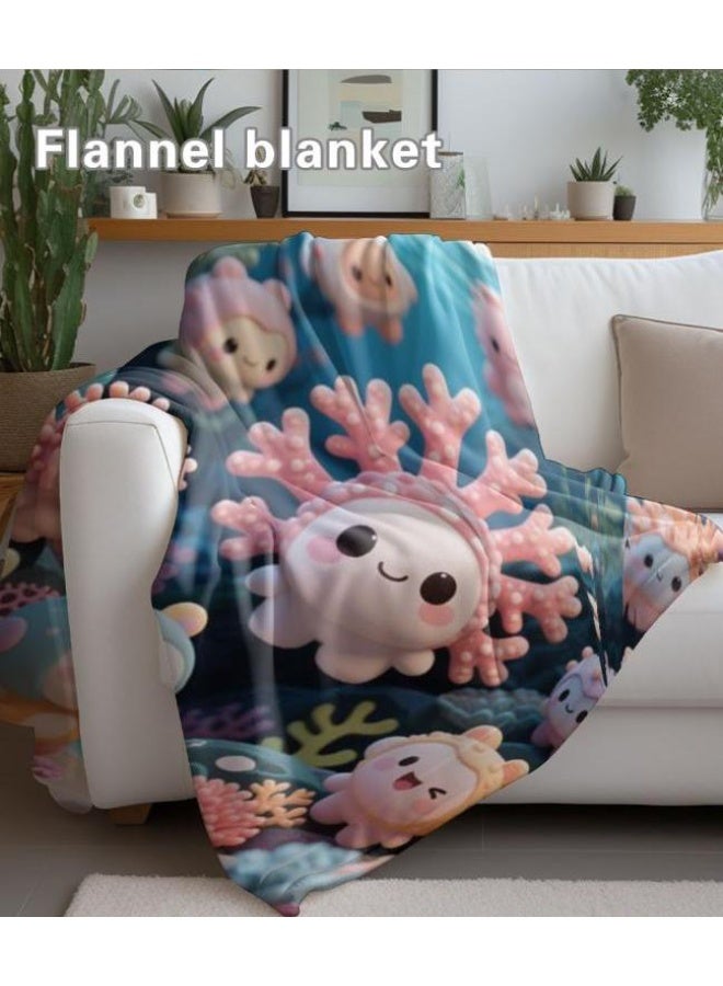 general Children's or student cartoon flannel thin blanket (warm and comfortable, suitable for sleep, games) 100cm*150cm - Image 5