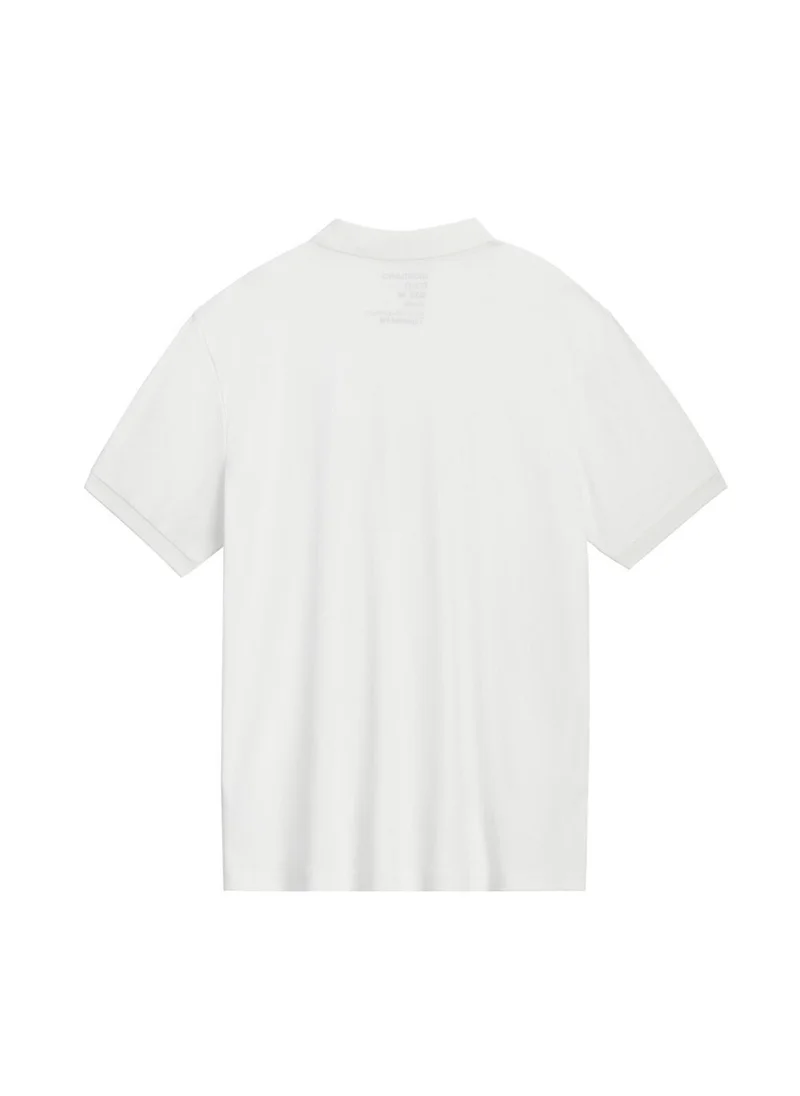 GIORDANO Men's Luxury Touch Polo White