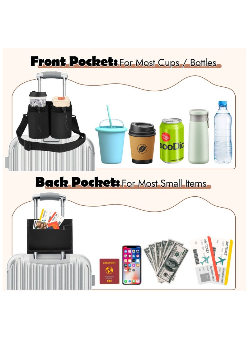 general Suitcase external cup holder storage bag suitcase trolley cup bag oxford cloth kettle insulated crossbody bag - Image 3