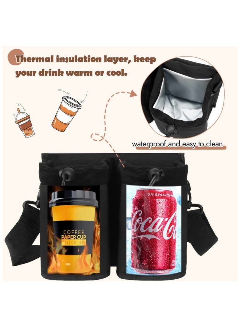 general Suitcase external cup holder storage bag suitcase trolley cup bag oxford cloth kettle insulated crossbody bag - Image 2