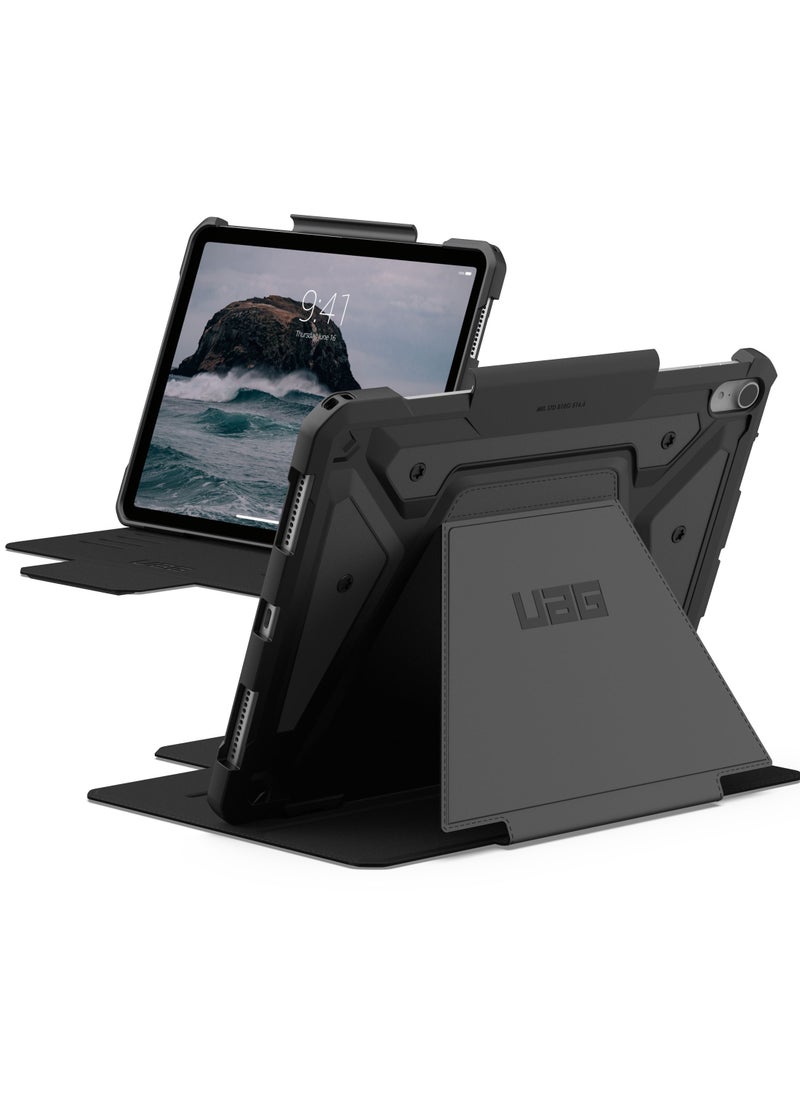 Urban Armor Gear UAG Metropolis SE for iPad AIR 11 inch Case Cover (2024) M2 with Pencil Holder and Adjustable Multi-Angle Viewing Stand - Black  - Image 1