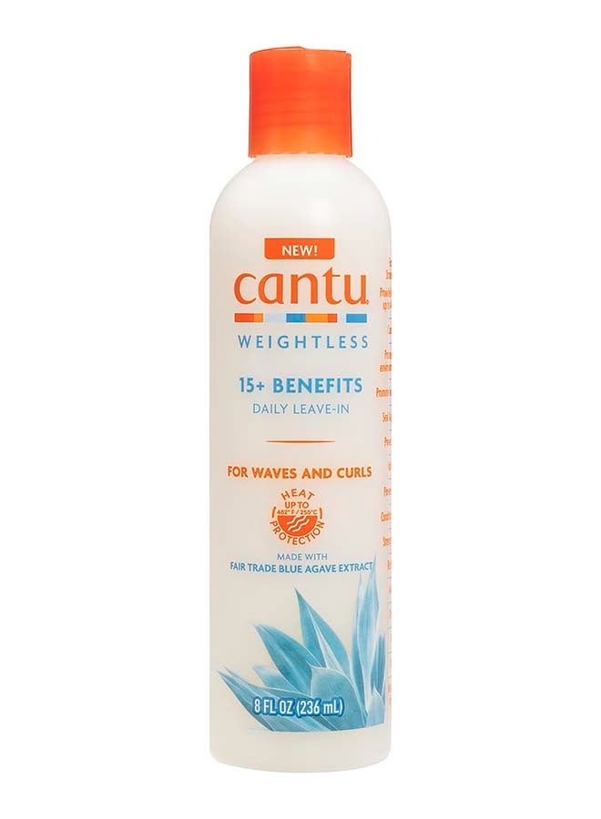 Cantu Weightless Daily Leave In 236Ml 236ml - Image 1
