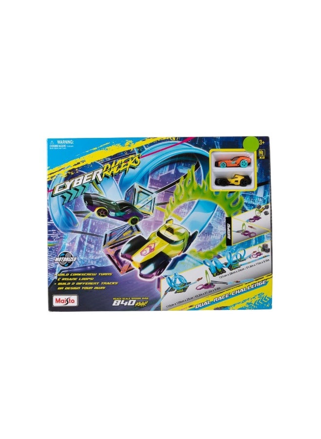 Maisto Maisto Adventure Force Cyber Racers 2-in-1 Track Set (36 Pieces)  - Image 1