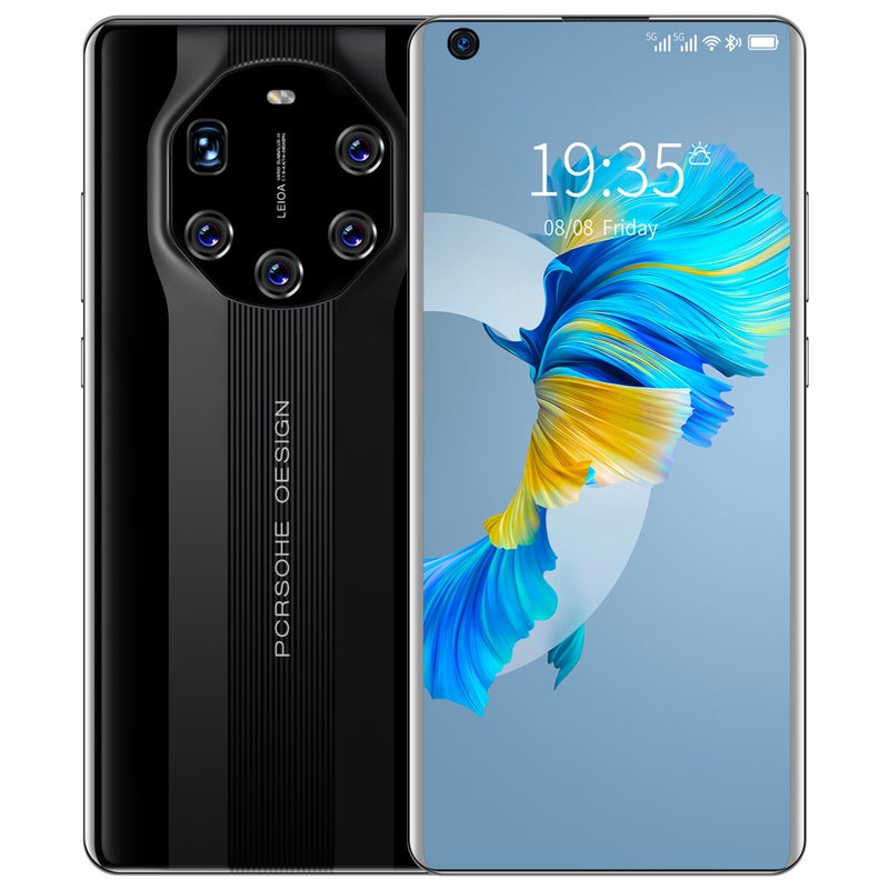 Generic (Unbranded) هاتف 6.55 بوصة Hd Mate40Rs 4G MTK6737 رباعي النواة 3GB RAM 64GB ROM غلاف زجاجي أزرق - Image 2