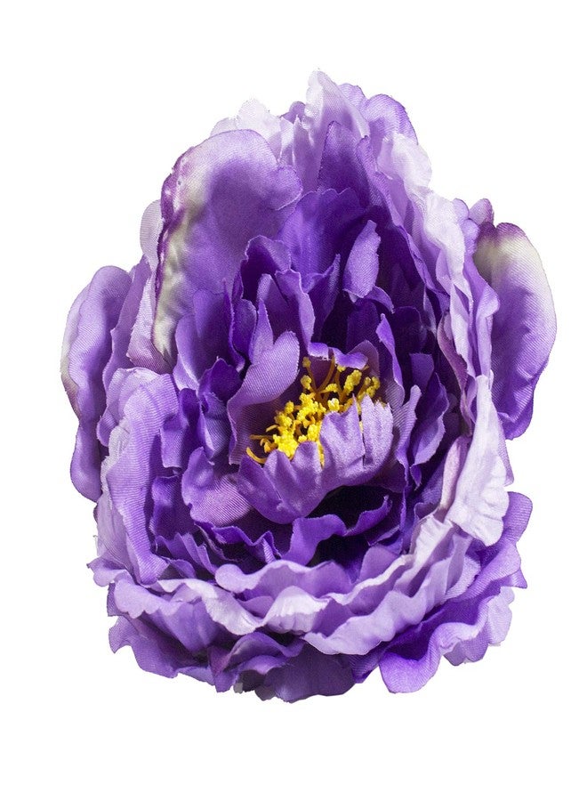Fennco Styles Handmade Peony Napkin Rings, Set of 4 - Violet Flower Decorative Napkin Holders for Home, Dining Table, Banquet, Family Gathering, Holiday and Special Occasion - Image 1