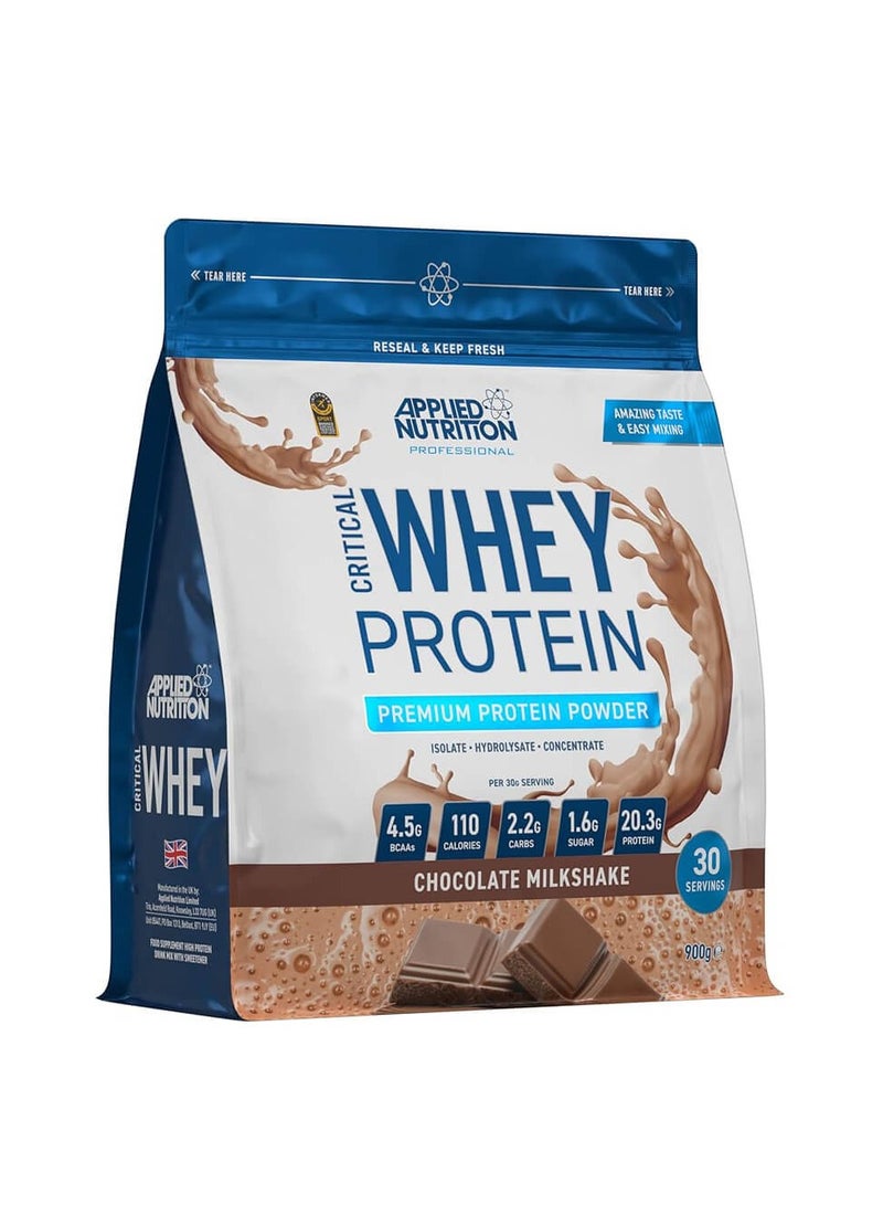أبلايد نيوتريشن التغذية التطبيقية الحرجة بروتين مصل اللبن 900 جرام الشوكولاته ميلك شيك - Image 1