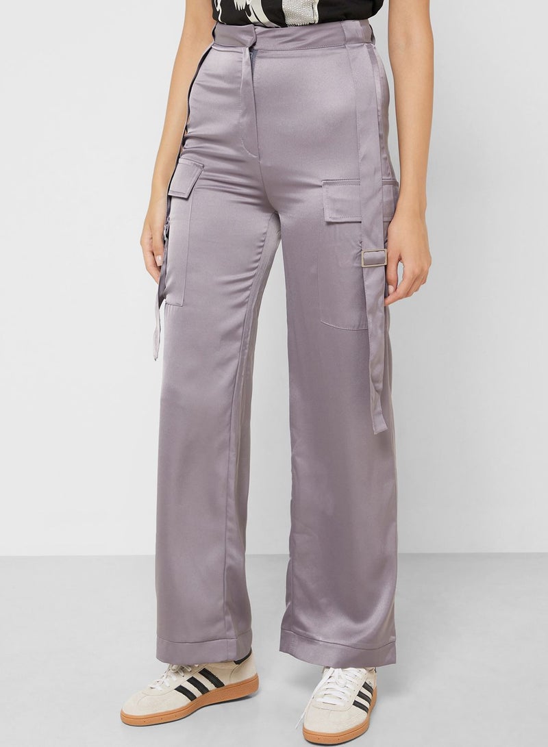 جينجر بنطلون كارغو بقصة مستقيمة - Image 2