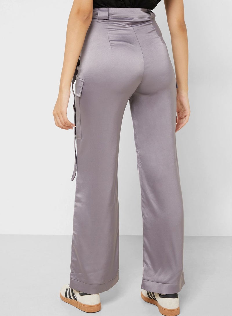 جينجر بنطلون كارغو بقصة مستقيمة - Image 3